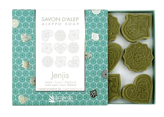 Coffret 9 savons d'Alep parfumés Jenjis